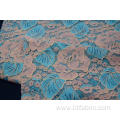 Nylon Rayon Cotton Cord Lace Fabric